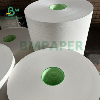 bianco Kraft Straw Wrapping Paper Roll di 24gsm 28gsm 25mm 26.5mm concimabili