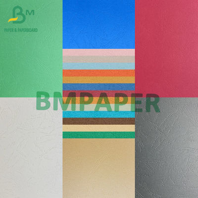 110gm Carta di copertina di incollaggio Due lati Tessitura in cuoio A1 A2 A3 A4 A5 Colore in rilievo