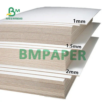 1mm 1,5mm 2,0mm Tavola Artigliera Due lati Cartone Bianco Grigio Medio 31 ′′ X 43 ′′ 787 mm X 1092 mm