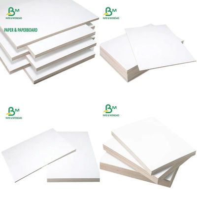 1mm 1,5mm 2,0mm Tavola Artigliera Due lati Cartone Bianco Grigio Medio 31 ′′ X 43 ′′ 787 mm X 1092 mm