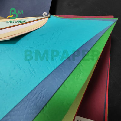 110 gm 150 gm Copertina di carta a texture multicolore per libro da incollare 72 x 102 cm