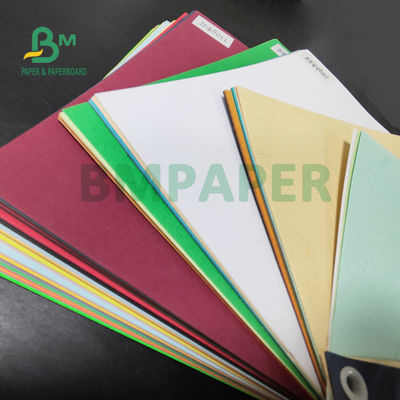 110 gm 150 gm Copertina di carta a texture multicolore per libro da incollare 72 x 102 cm