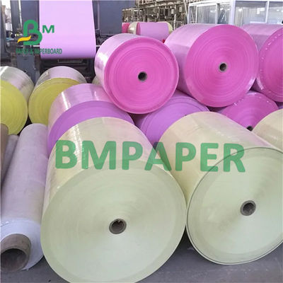50 - 60g NCR Roll Carbonless Copy Paper CF CFB CB Paper 240mm 610mm 860mm Larghezza