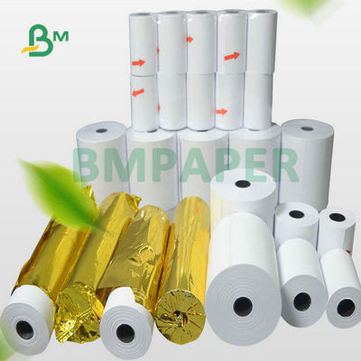 48gr 50gr 80X80MT 50X50MT ATM POS Registro di cassa bancaria Rollo di carta termica