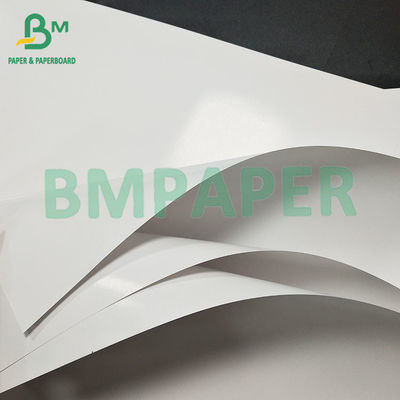 Bianco doppio lato rivestito di rame liscio e piatto carta d'arte C2S