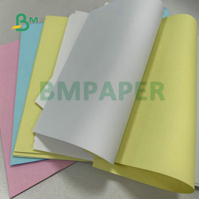 55 grammi 60 grammi Carta NCR senza carbonio In rosa Giallo Bianco Per ricevere 860 x 610 mm