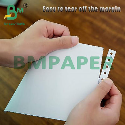 8.5 x 11 pollici Bianco Rosa NCR Carta di copia senza carbonio per stampanti a matrice a punti