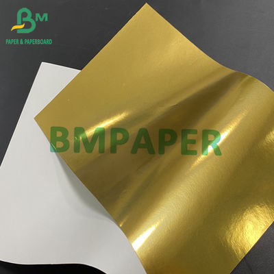 Carta per etichette metalliche d'oro per le bottiglie di birra Etichetta resistenza umida