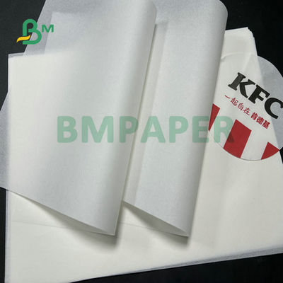 30 grammi 50 grammi Papere 100% alimentare sbiancato a prova di grasso per Amburgo Avvolto 11 x 17 pollici