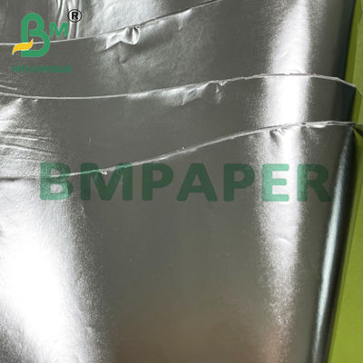 0.06mm 0.07mm carta metallizzata a vuoto argento per etichette di bottiglie di birra
