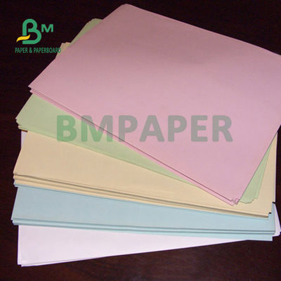 55 gm Carta di copia multi-colore senza carbonio per la spedizione di corriere