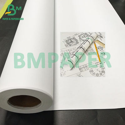 White Inkjet ha un buon assorbimento di inchiostro 80gm CAD Plotter carta da disegno è durevole