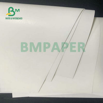 60 gm 90 gm Carta per etichette C1S ad alta resistenza all' umido Sfumatura bianca in rotolo