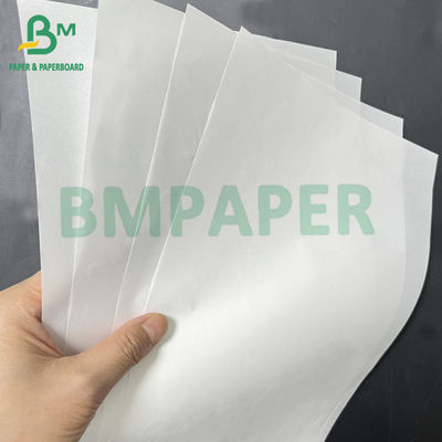 Ottima trasformabilità 60gm carta bianca greaseproof per imballaggi per snack alimentari