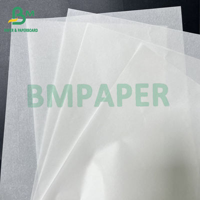 Ottima trasformabilità 60gm carta bianca greaseproof per imballaggi per snack alimentari