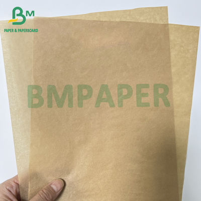 40 gm 60 gm carta da imballaggio marrone non sbiancata a prova di olio per snack alimentari