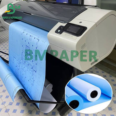 A0 A1 80gms Carta blu carta bianca 50 metri rotolo 2 pollici Noci, 5 pcs un cartone