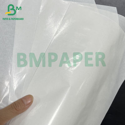 50 gsm + 10 gsm Carta alimentare kraft bianca rivestita in PE lucido da un solo lato