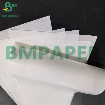 40 g Carta Kraft MG Bianca a prova di grasso Carta rivestita con olio di silicone per imballaggio dello zucchero