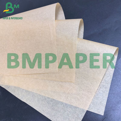 35 gm Single Side Glossy MG Golden Brown Ribbed Kraft Paper Roll Per Imballaggio