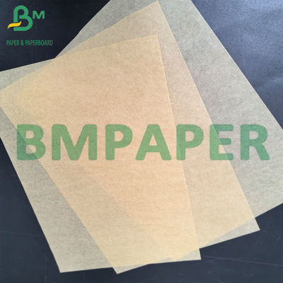 35 gm Single Side Glossy MG Golden Brown Ribbed Kraft Paper Roll Per Imballaggio