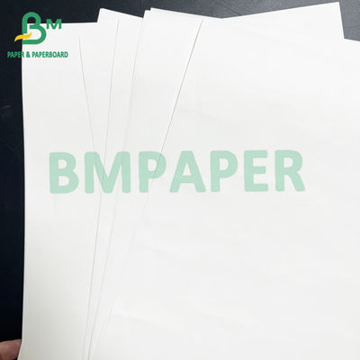 80gm Buona stabilità di stampa Carta kraft bianca sbiancata per imballaggio alimentare