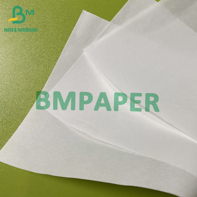 35 gm 40 gm Carta di protezione da olio Carta bianca greaseproof in rulli Dimensioni personalizzate per imballaggio alimentare