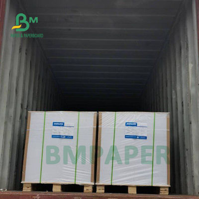 80# 100# C2S Gloss White Coated Text Paper per appendiabiti 24' X 36'