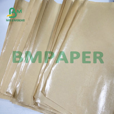 40g 45g 50g Pulpa di bambù lucida Marrone MG Carta Kraft per borsa da trasporto