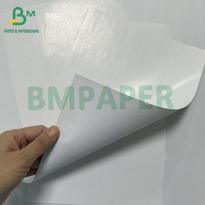 80 gm Carta di etichetta autoadesiva bianca antistatica rivestita su un lato