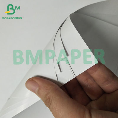 80GSM Carta da etichetta bianca monolitica lucida rivestita su un lato per l'imballaggio