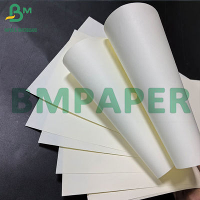 55 gm 60 gm Carta colorata non rivestita per libri crema avorio carta offset voluminosa