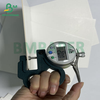 Scatola regalo Premium 2mm Legno liscio sbiancato di cellulosa di cartone bianco