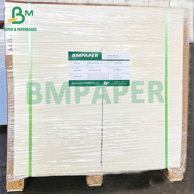 Scatola regalo Premium 2mm Legno liscio sbiancato di cellulosa di cartone bianco