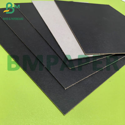 2 mm di cartone nero duplex riciclabile ad alta rigidità con retro grigio per telaio fotografico