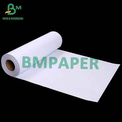 20lb 80gm CAD Inkjet Printing Roll Bond Paper White Rolls 24&quot; 36&quot; Larghezza 150ft Lunghezza