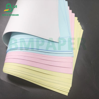 Grandi fogli e rotoli di carta NCR senza carbonio multicolore per fatture e ricevute