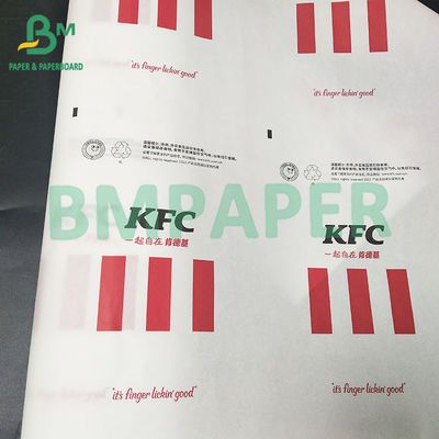 30 50 g Kit di protezione ambientale ad alta temperatura 3 Carta greaseproof Hamburger Sandwich Paper