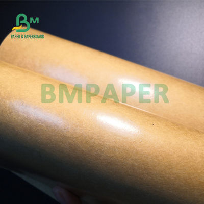 Acque resistenti 250gm + 15g PE rivestito Kraft Paper Roll per coppe usa e getta 770mm