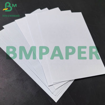 1.5mm 2.5mm 3 strati di cartone bianco ondulato imballaggio fogli di cartone sbiancato