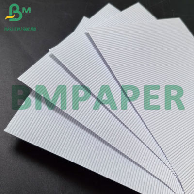 1.5mm 2.5mm 3 strati di cartone bianco ondulato imballaggio fogli di cartone sbiancato