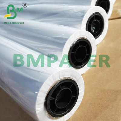 Carta a legame bianco da 36&quot; x 500ft 3&quot; per stampanti a getto d'inchiostro a grande formato