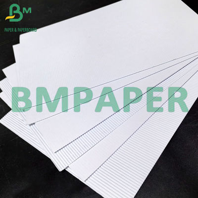 1.5 mm F Flute White Riciclata Carta ondulata per scatole pieghevoli