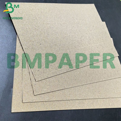 1 mm F Flute fogli di carta ondulata marrone non sbiancati per scatole