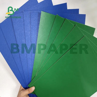 1MM 2MM Carte colorate in cartone laminato verde per custodia cosmetica