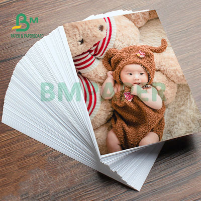 260 gm 300 gm Stampa a getto d'inchiostro a doppio lato Carta fotografica lucida per menù 6R A4