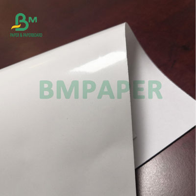 80 gm C1S Carta bianca ricoperta di alta lucentezza per etichette di bevande 70 x 100 cm