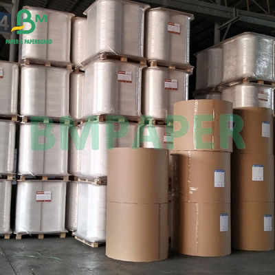 30 gm 60 gm carta kraft bianca lucida di lato singolo per prodotti alimentari