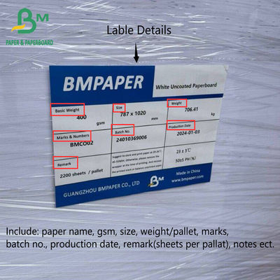 53 gm - 400 gm Carta libera non rivestita Cartuccia di libro senza legno 78 X 102cm 72 X 105cm 77 X 110cm Grande dimensione
