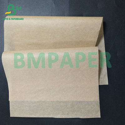 40 gm carta da imballaggio marrone impermeabile al grasso impermeabile all'acqua per imballaggi per hamburger